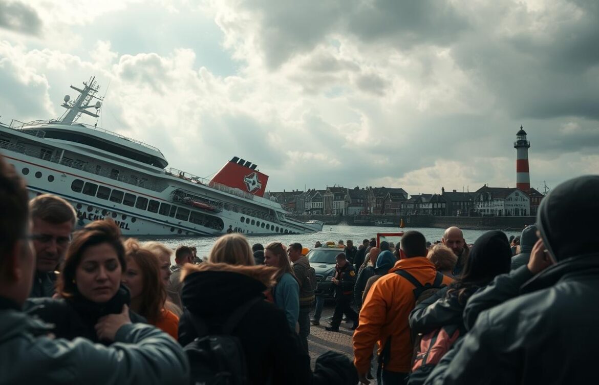 Unfall bei Kreuzfahrtschiff in Warnemünde